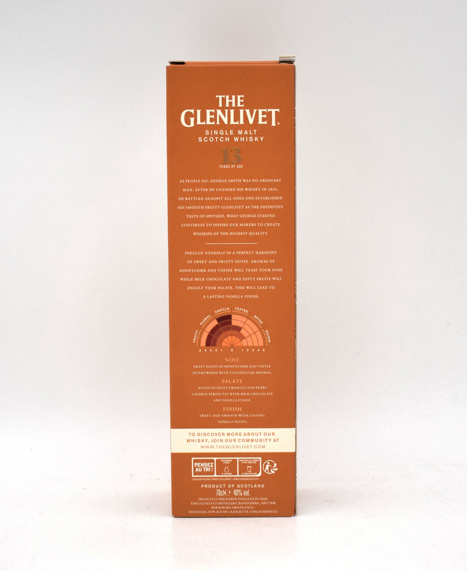 Glenlivet 13 Year 'First Fill American Oak' Single Malt Scotch