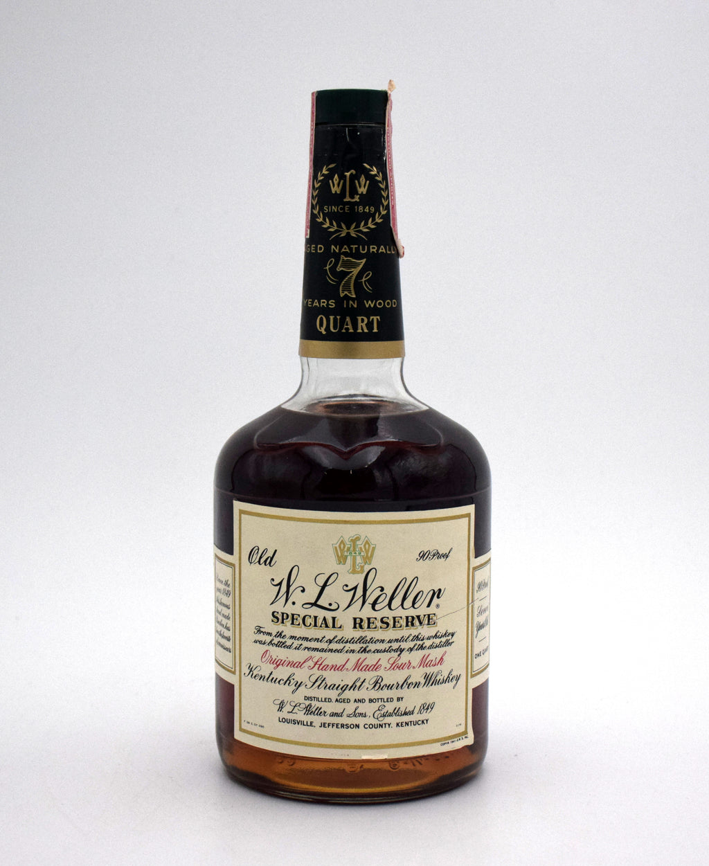 W.L. Weller 7 Year Special Reserve Bourbon - 1979 Release (Stitzel