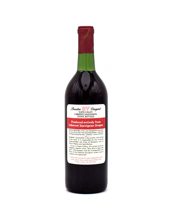 1974 Beaulieu Vineyard BV California Cabernet Sauvignon