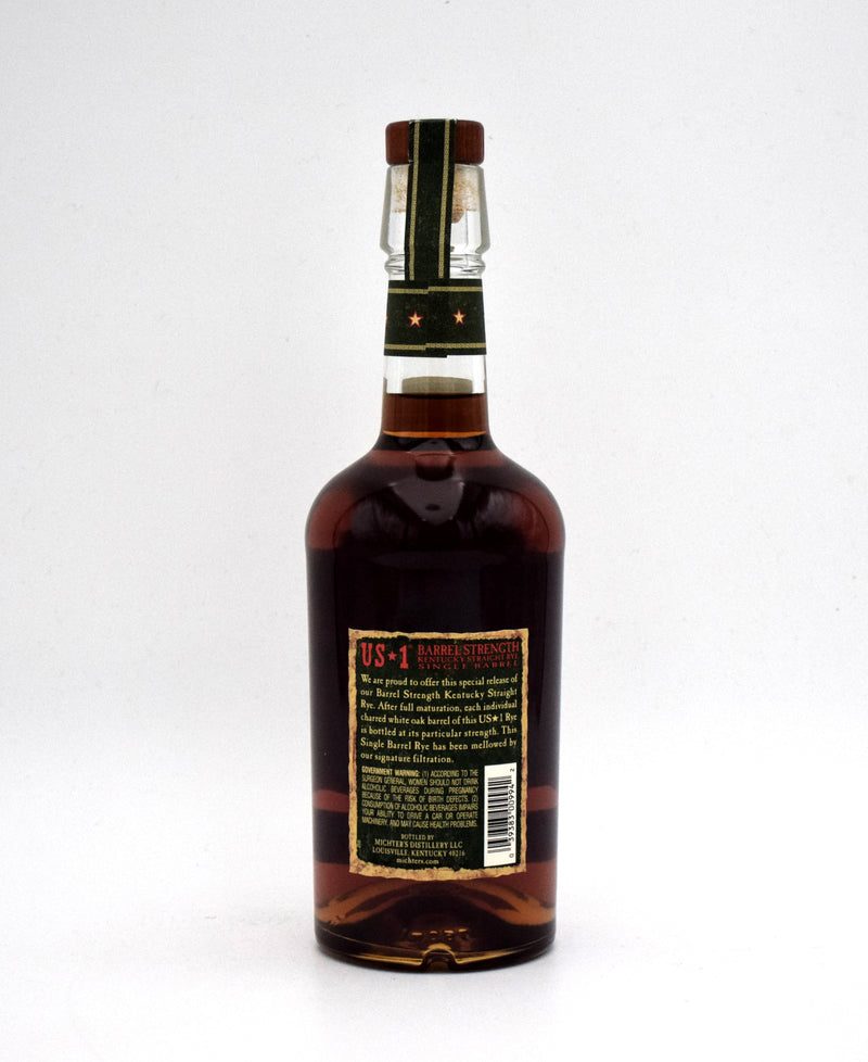 Michter's US-1 Barrel Strength Rye (2025 Release)