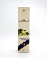 Macallan 18 Year Sherry Oak Scotch Whisky - Distilled in 1977 (Perfect Condition)