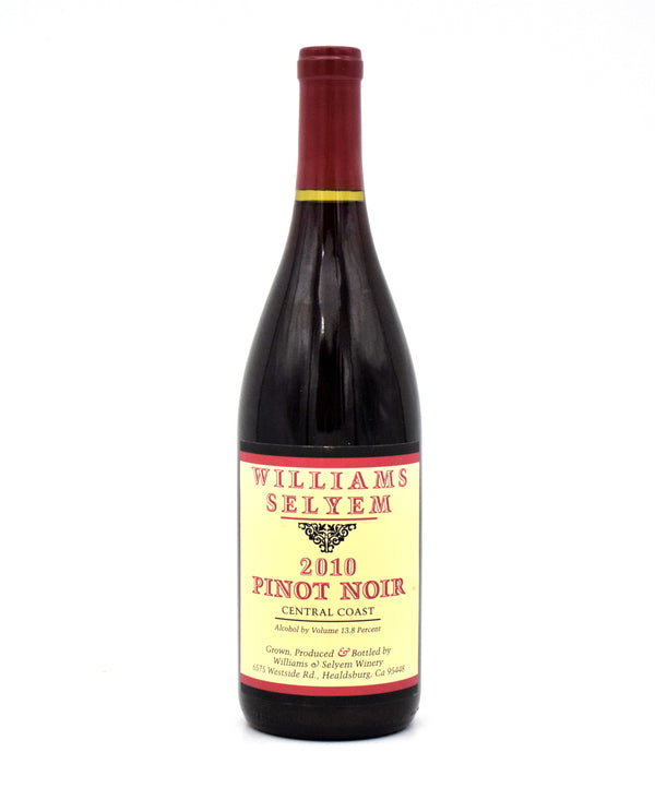 2010 Williams Selyem Central Coast Pinot Noir