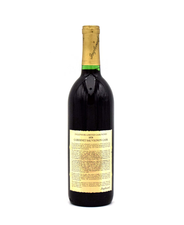 1974 Inglenook Reserve Cask Cabernet Sauvignon (A-4)