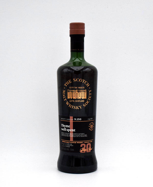 The Scotch Malt Whisky Society (SMWS) 'Glen Grant No. 9.150 Heavy Weight Cake' Single Malt Scotch (1988 Release)