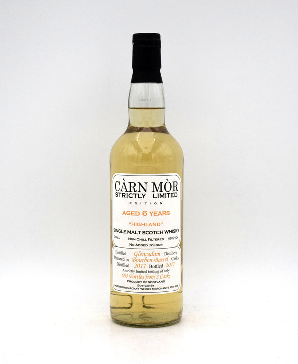 Glencadam 6 Year Strictly Limited 'Càrn Mòr' Single Malt Scotch (2011 Release)