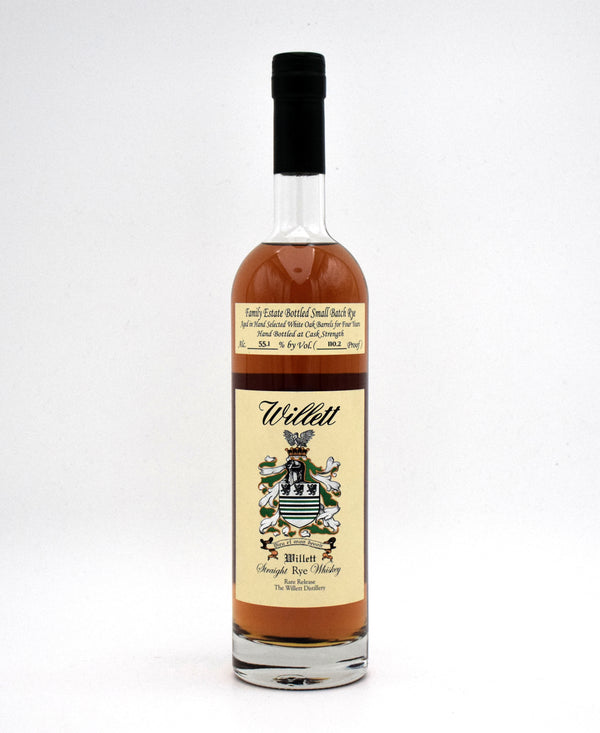 Willett Family Estate Rare Release 4 Year Straight Rye (Cask Strength)