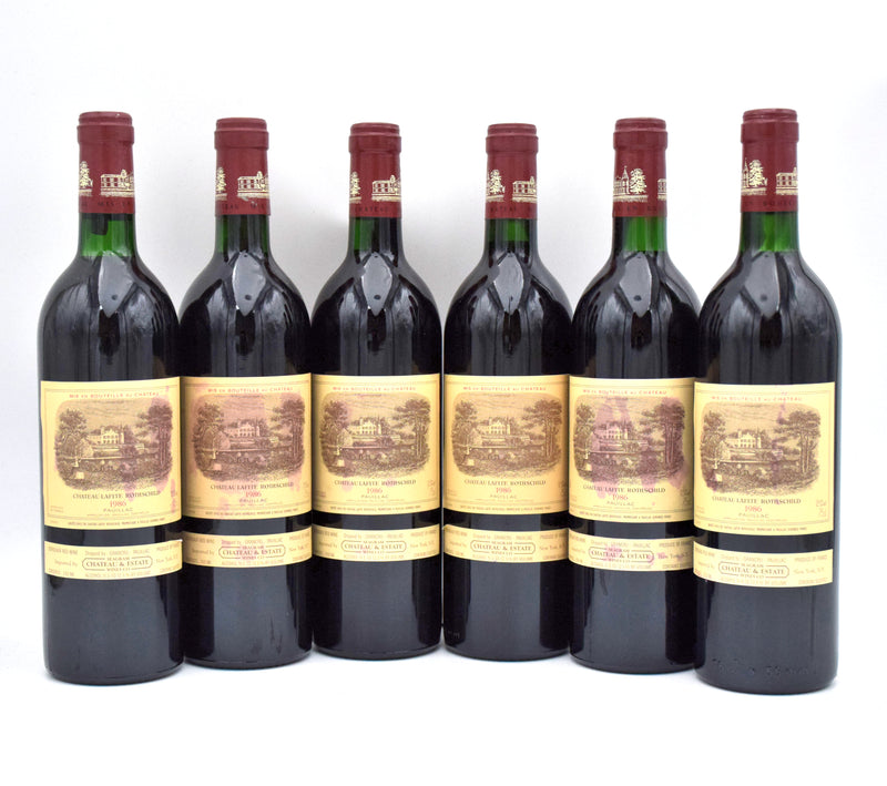 1986 Chateau Lafite Rothschild (Very Lightly Tissue Stained Labels)