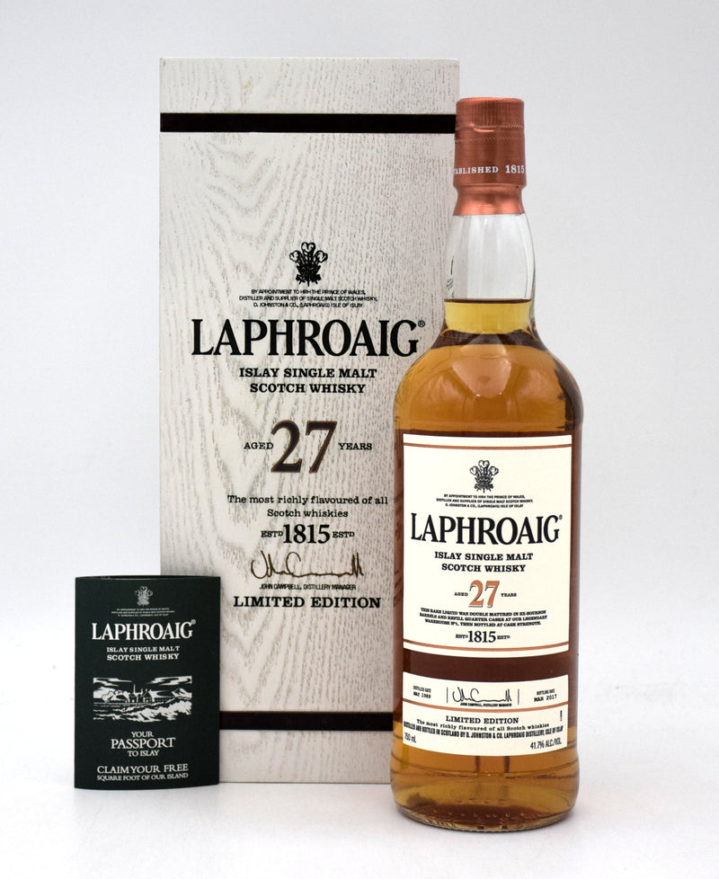Laphroaig 27 Year Limited Edition Single Malt Scotch