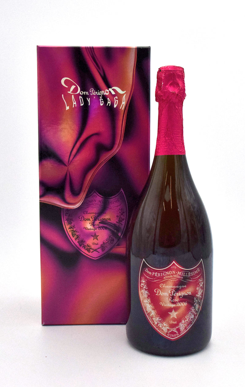 2006 Dom Perignon x Lady Gaga Rose (very slightly broken foil)