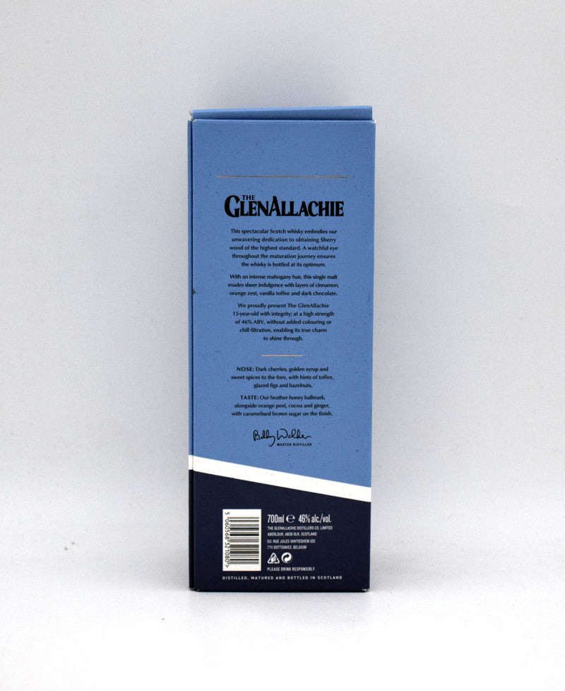 GlenAllachie 15 Year Single Malt Scotch
