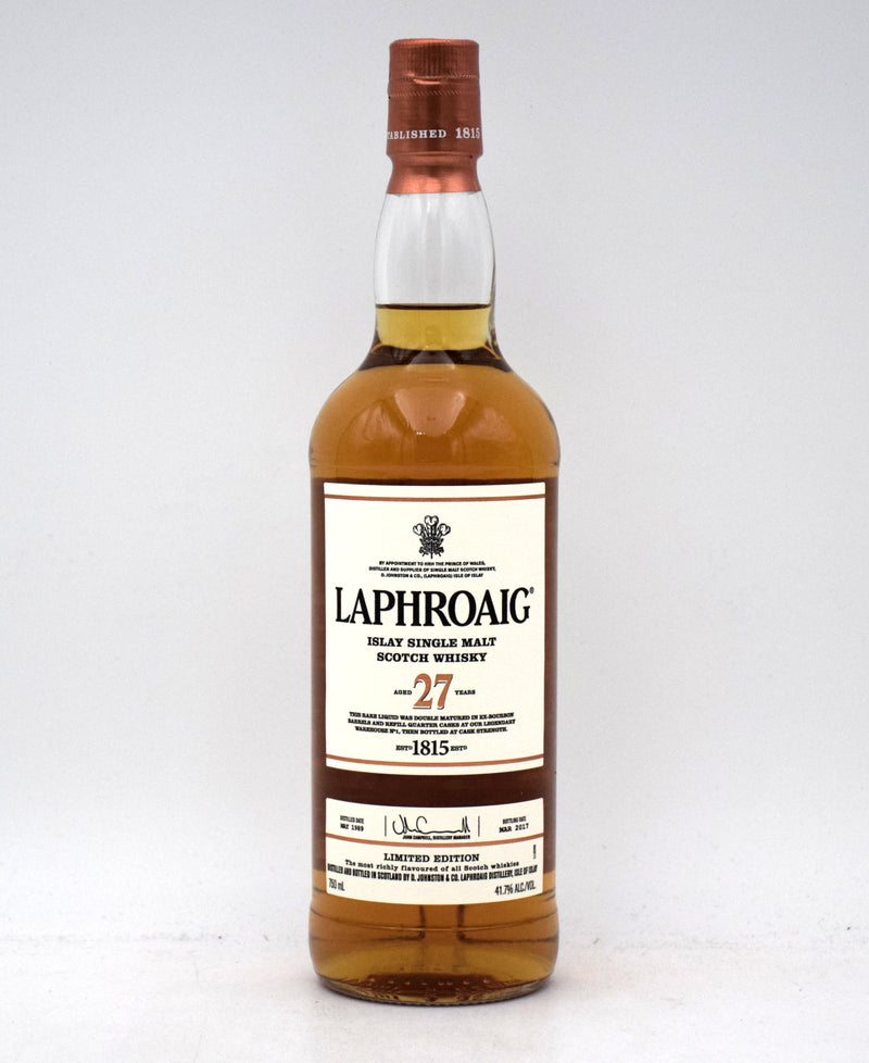Laphroaig 27 Year Limited Edition Single Malt Scotch