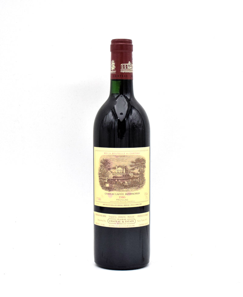 1986 Chateau Lafite Rothschild (Very Lightly Tissue Stained Labels)