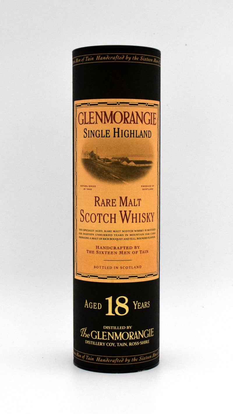 Glenmorangie 18 Year Single Malt Scotch (1990's Bottling)