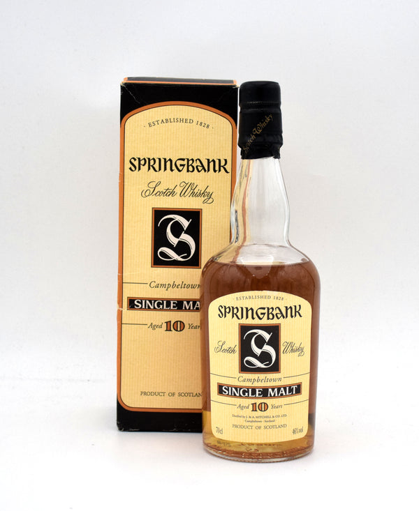 Springbank 10 Year Old Scotch Whisky (1980's Vintage)