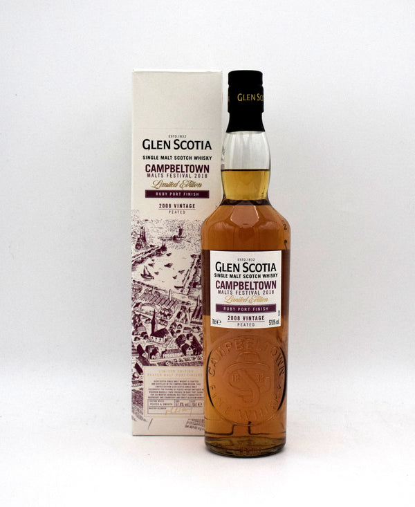 Glen Scotia Vintage 'Malts Festival' Ruby Port Finish Single Malt Scotch (2008 Release)