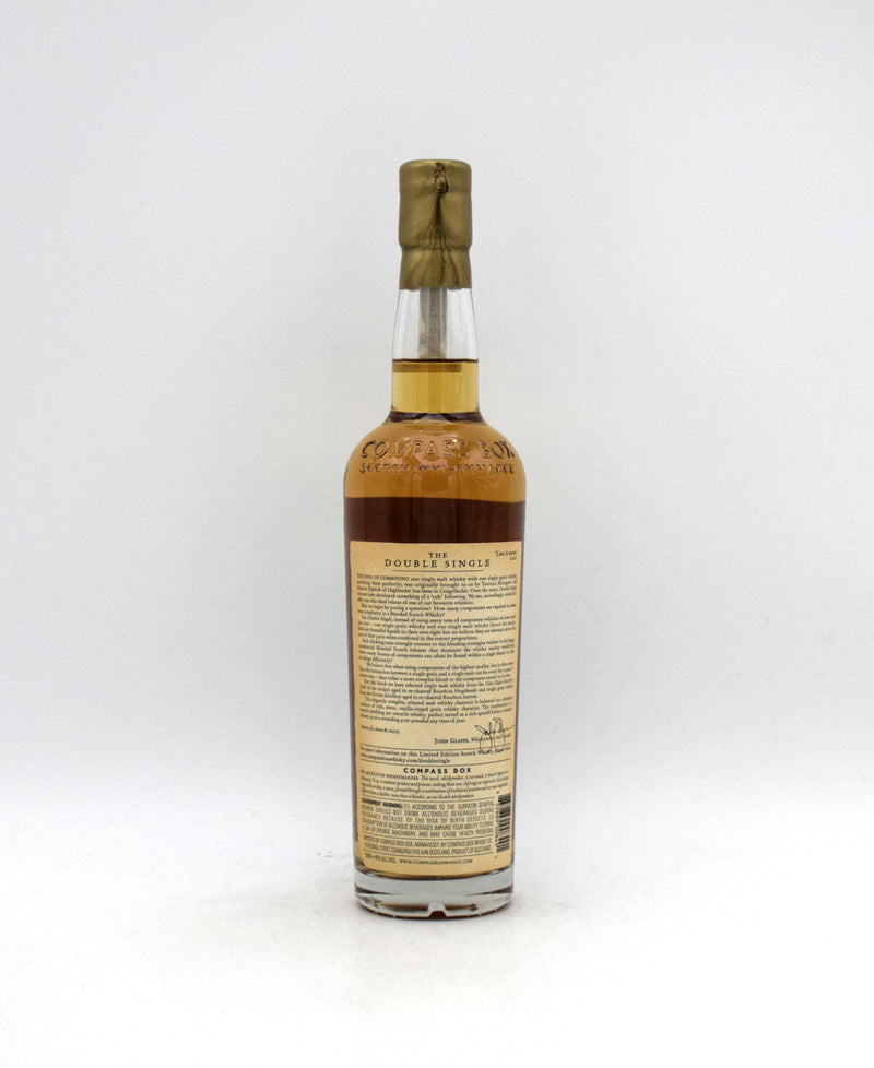 Compass Box 'The Double Single' Limited Edition Blended Scotch (3rd Edition)