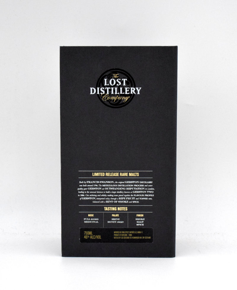 The Lost Distillery Company 'Gerston' Reborn MMXIII Blended Malt Scotch