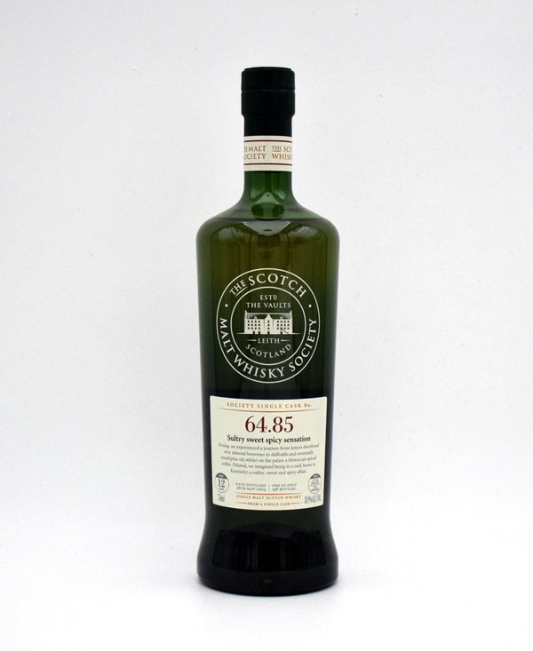 The Scotch Malt Whisky Society (SMWS) 'Mannochmoie No. 64.85 Sultry Sweet Spicy Sensation' Single Malt Scotch (2004 Release)