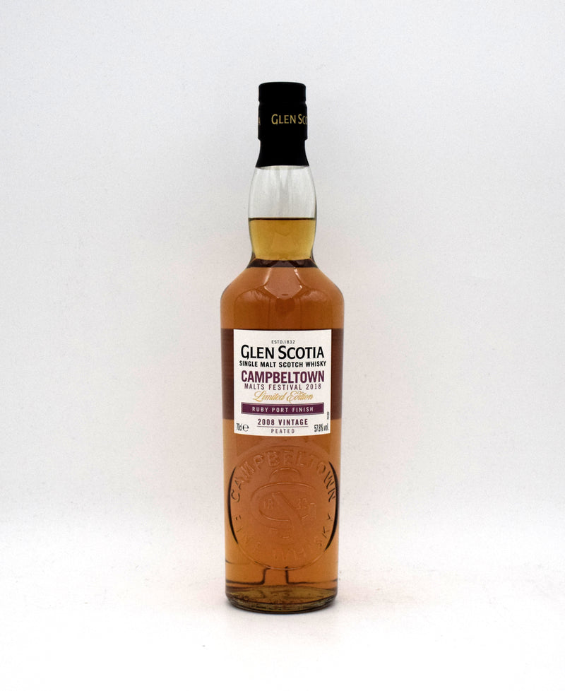 Glen Scotia Vintage 'Malts Festival' Ruby Port Finish Single Malt Scotch (2008 Release)