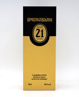 Springbank 21 Year Scotch Whisky (2024 Release)
