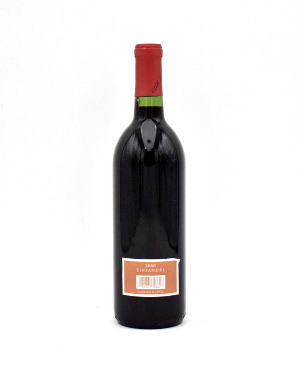 1986 Clos du Val Zinfandel
