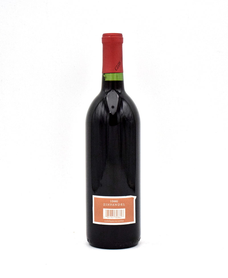 1986 Clos du Val Zinfandel