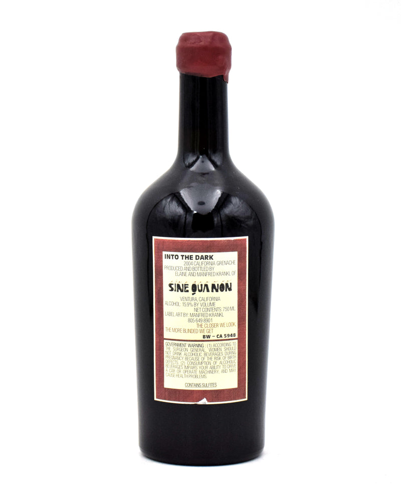 2004 Sine Qua Non Into The Dark Grenache