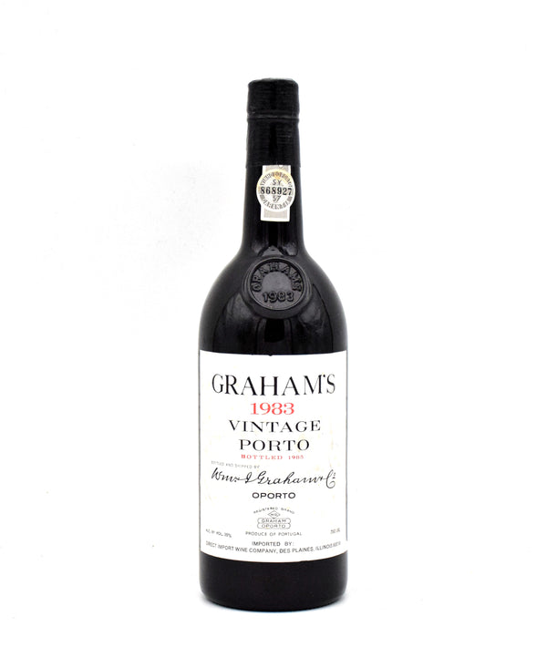 1983 W & J Graham's Vintage Port (Slightly Torn Label)