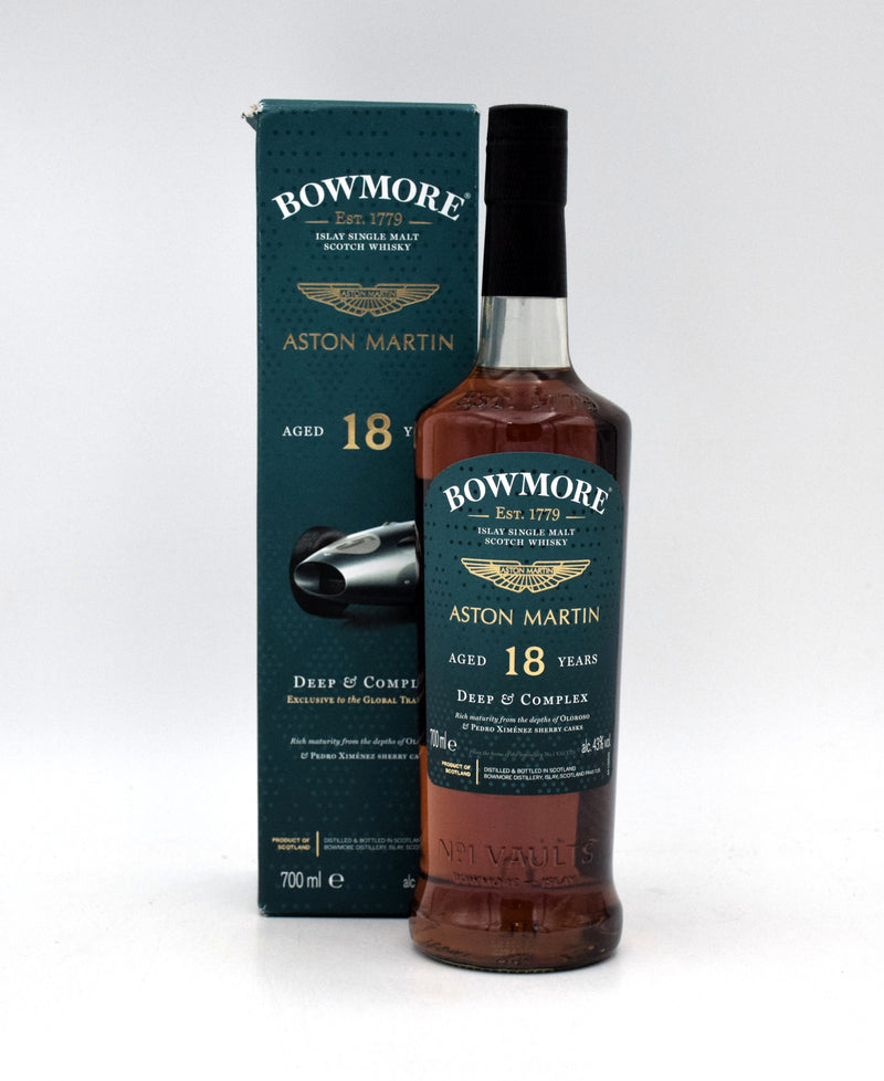 Bowmore Aston Martin 'Deep and Complex' 18 Year Single Malt Scotch