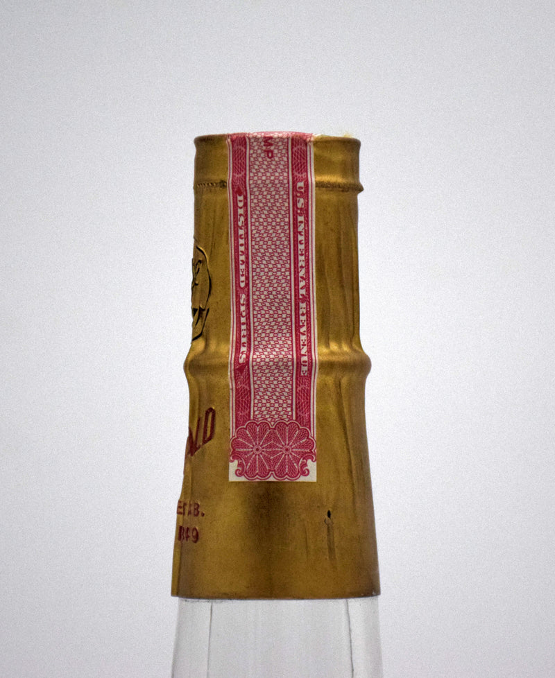 1849 Old Fitzgerald 10 Year Old 'Velvet Gift Set with Glasses' (1977 Vintage)