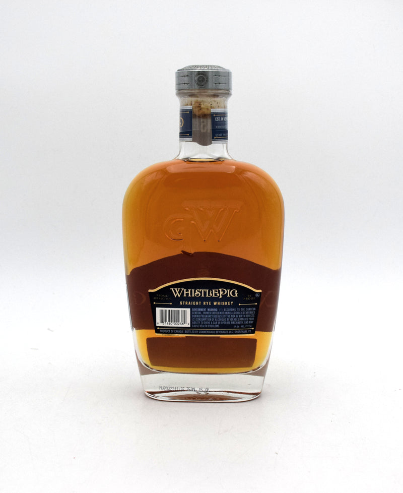 WhistlePig Single Barrel Estate Oak 15 Year Old Straight Rye