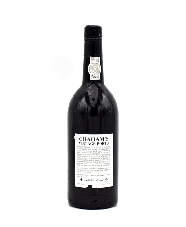 1983 W & J Graham's Vintage Port (Slightly Torn Label)