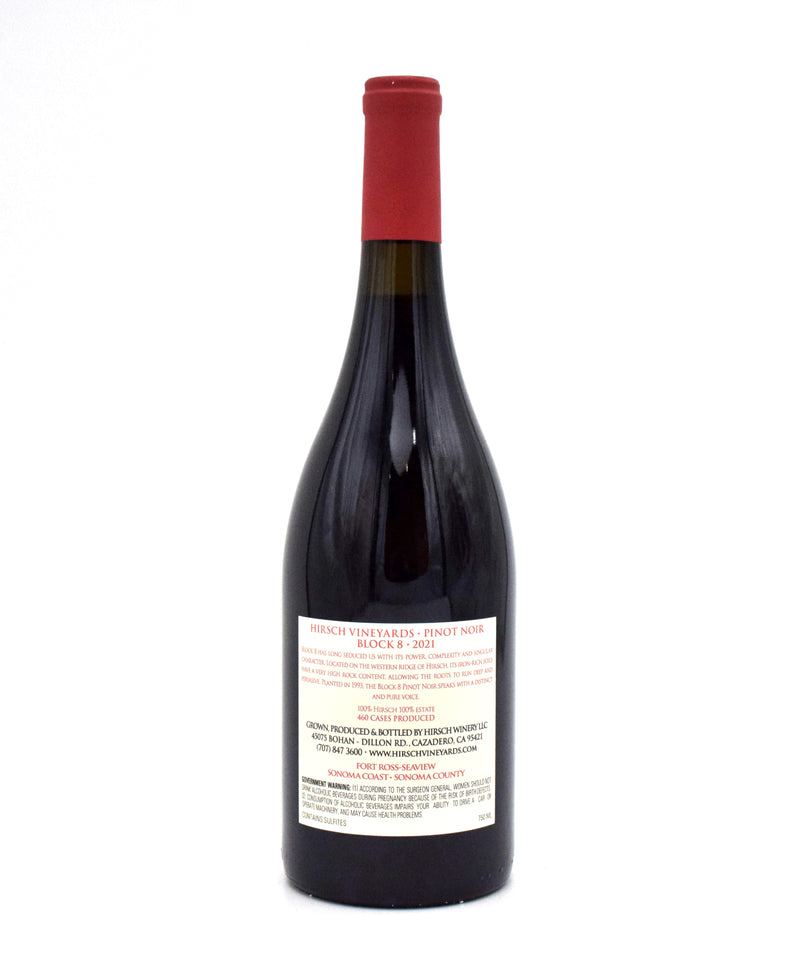 2021 Hirsch Vineyards Block 8 Pinot Noir