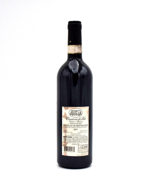 2012 Casanova di Neri Tenuta Nuova (Heavily Stained & Torn Label)