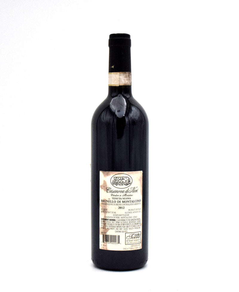 2012 Casanova di Neri Tenuta Nuova (Heavily Stained & Torn Label)