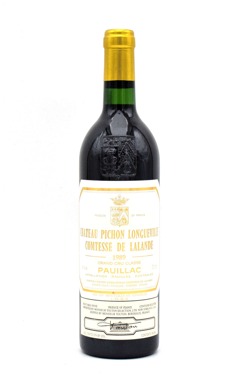 1989 Chateau Pichon Longueville Comtesse de Lalande