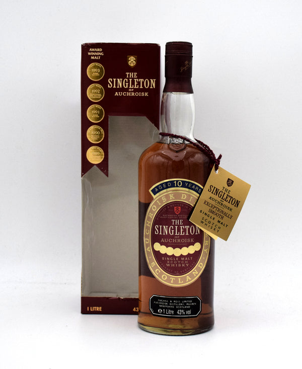 The Singleton of Auchroisk 10 Year Single Malt Scotch (1990's Bottling)