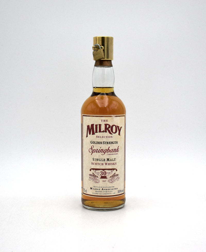 Milroys ミルロイ Springbank 30年 スコッチ ウイスキー John Milroy Selection 'Springbank' 30 Year Golden Strength Single