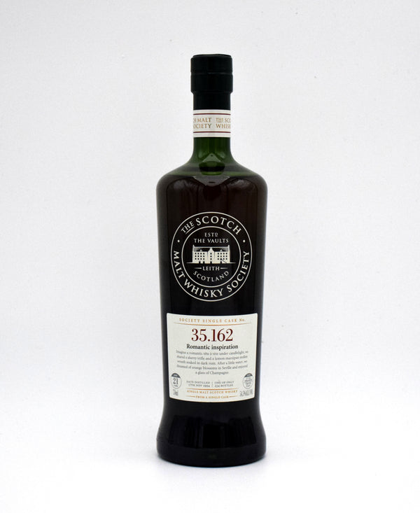 The Scotch Malt Whisky Society (SMWS) 'Glen Moray No. 35.162 Romantic Inspiration' Single Malt Scotch (1994 Release)