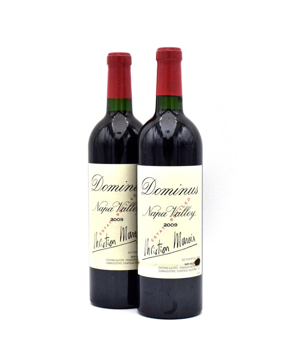 2009 Dominus Estate Christian Moueix (Very Slightly Stained Labels)