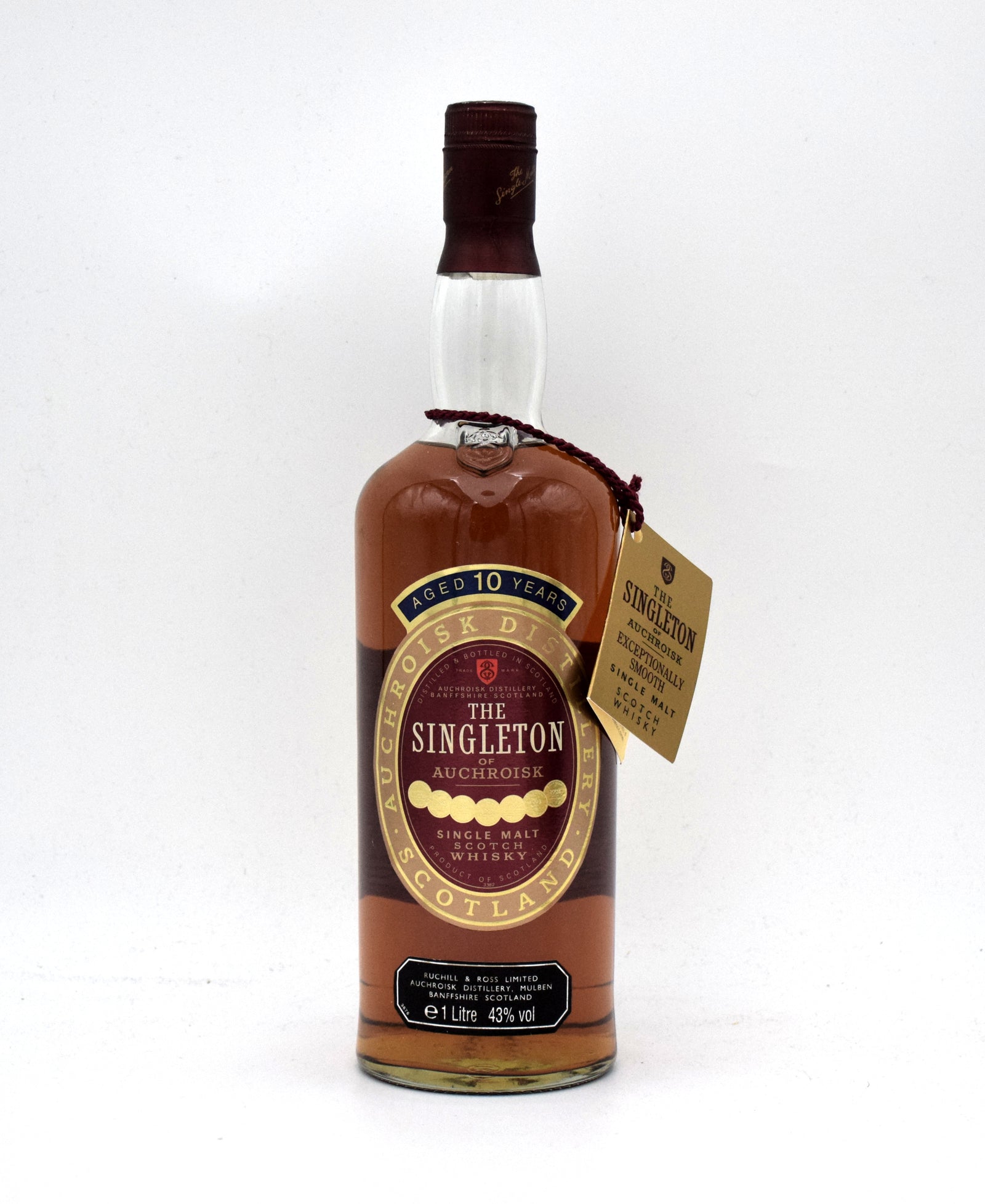 【高価値】 Year 10 Auchroisk of Singleton The Single Scotch Malt ウイスキー