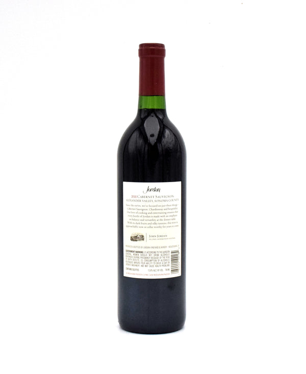2018 Jordan Winery Cabernet Sauvignon