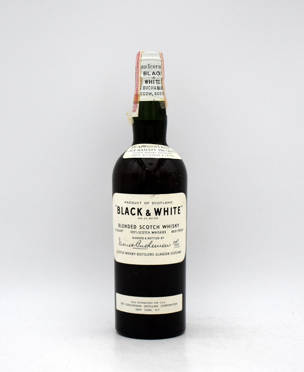 ウイスキー BLACK&WHITE BUCHANANS OLD SCOTCH 760ml Buchanan's Black & White Whisky | cabinet7