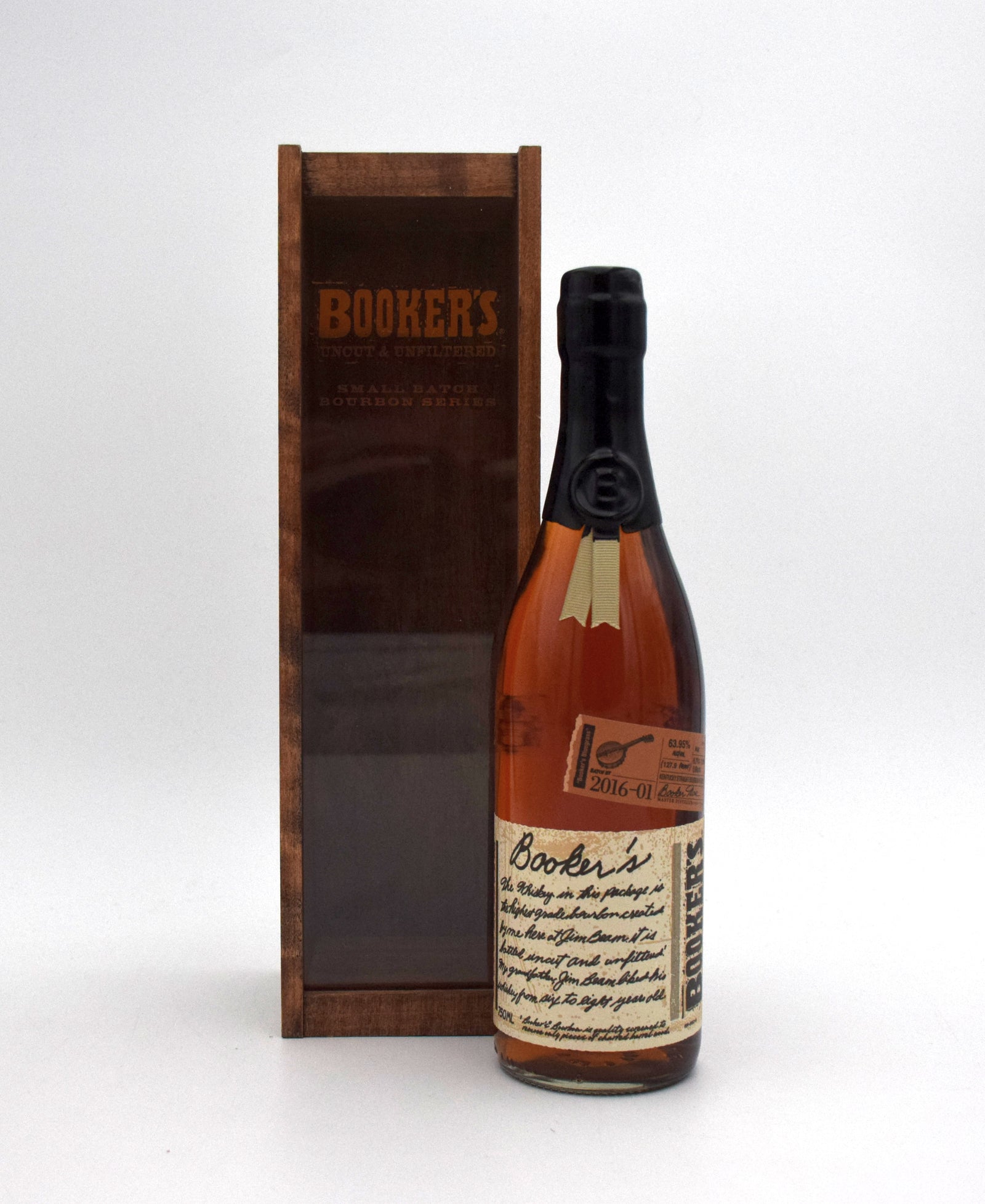 ウイスキー Booker's Small Batch Bourbon 2016-01E Booker's Batch 2016-01 'Booker's Bluegrass' Bourbon – FineLiquors