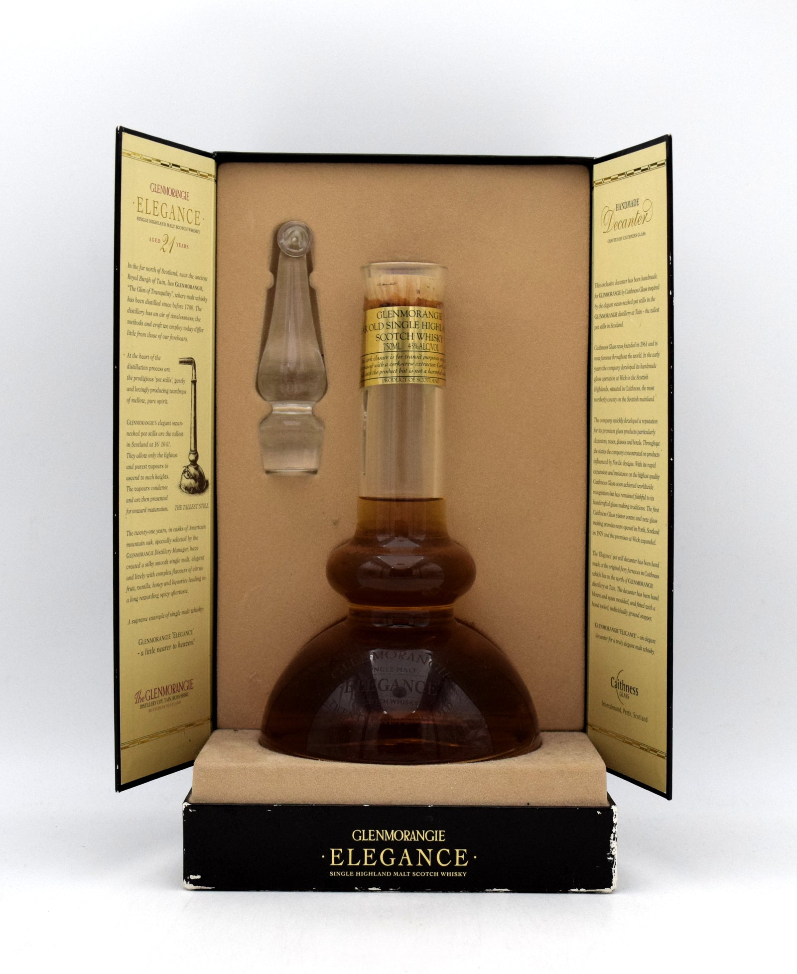 【未開栓】激レア。Glenmorangie Elegance 21年/デカンタ Glenmorangie 'Elegance' 21 Year Single Malt Scotch (Missing Outer