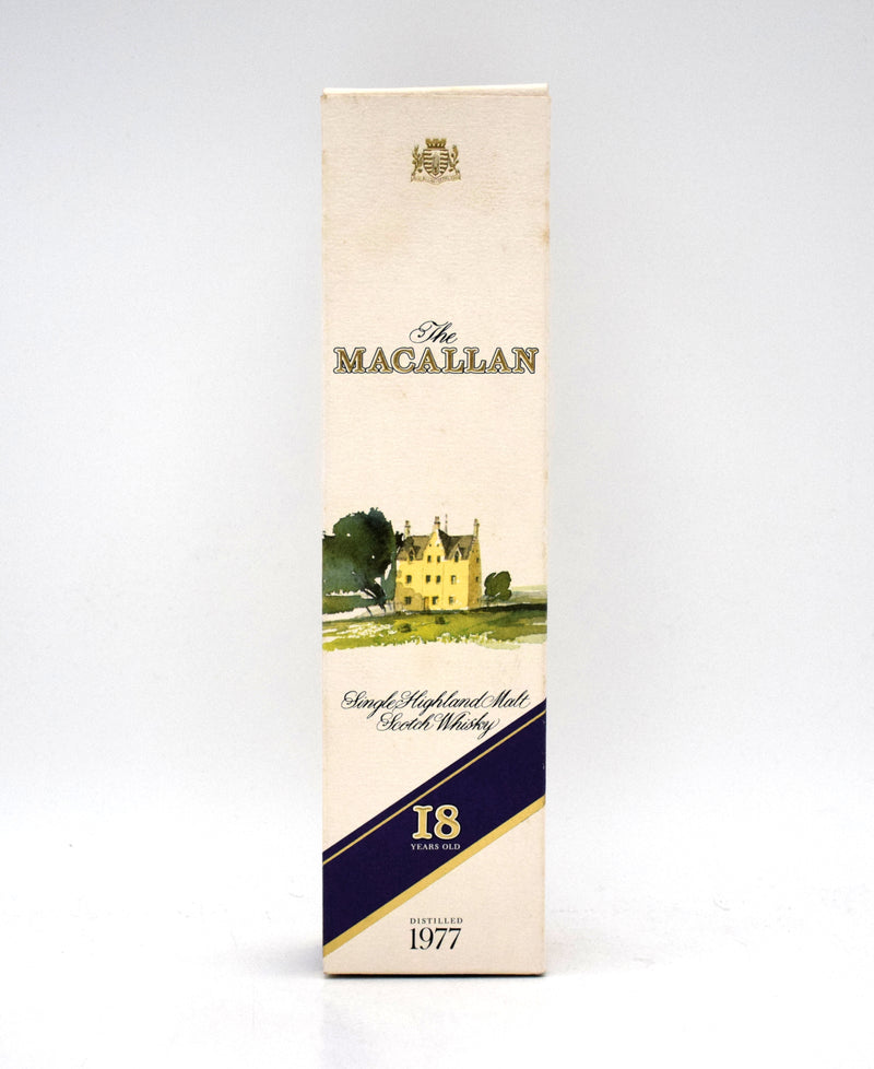 Macallan 18 Year Sherry Oak Scotch Whisky (Distilled in 1977)