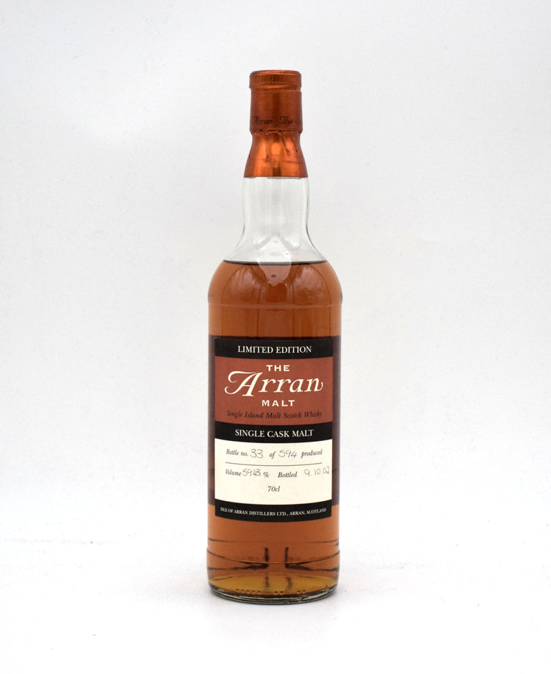 The Arran Single Cask 5 Year Limited Edition Single Malt Scotch (1997 Release, Cask No. 97/934)