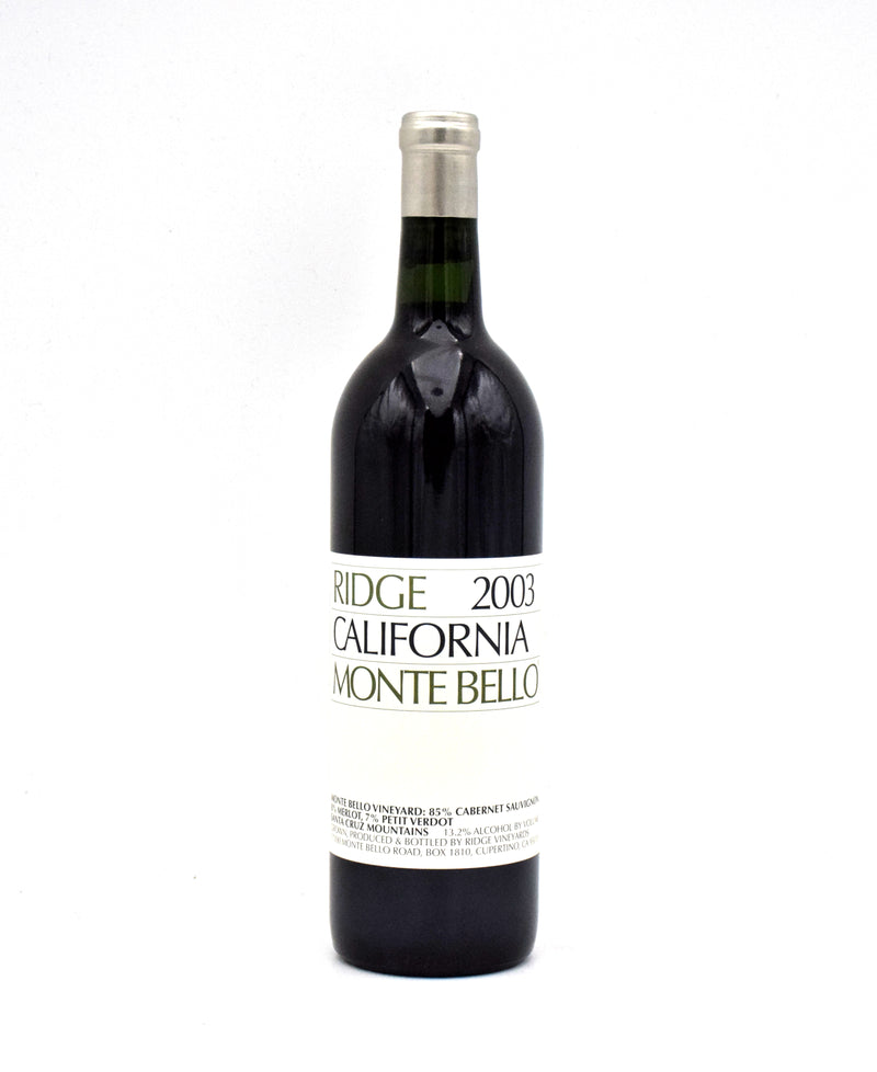 2003 Ridge Vineyards Monte Bello