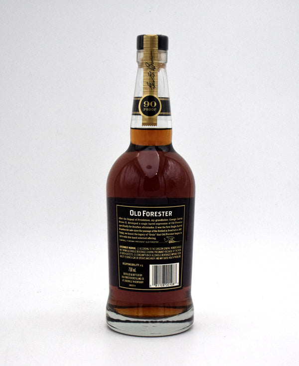 Old Forester 'Single Barrel Select' Kentucky Straight Bourbon