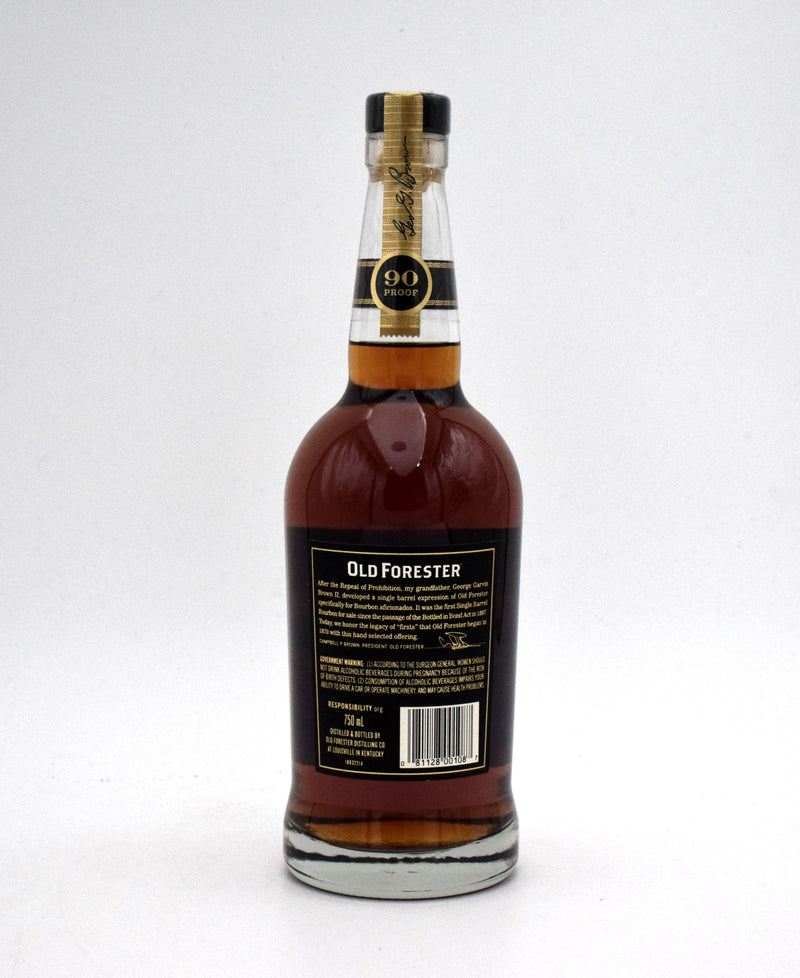 Old Forester 'Single Barrel Select' Kentucky Straight Bourbon